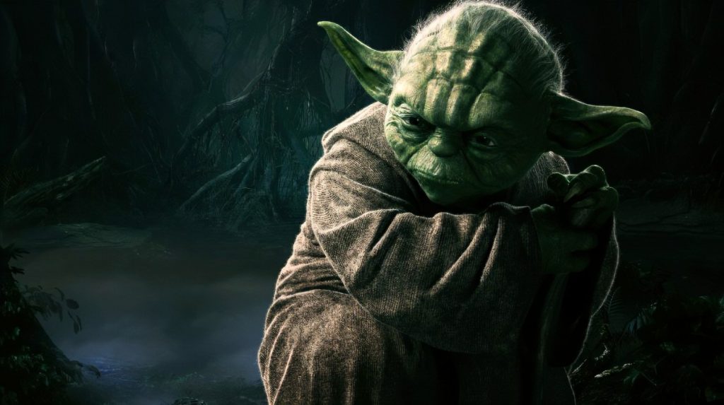 Jedi Master Yoda on Dagobah