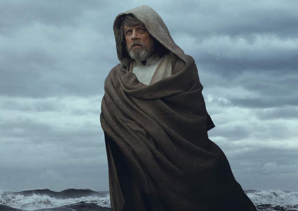 Luke Skywalker Jedi Master on Ahch-To