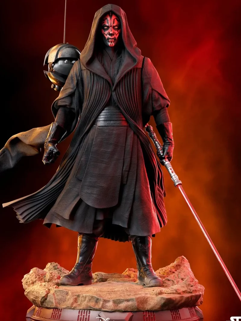 Darth Maul Legacy Sith Statues with Floating Recon Droid