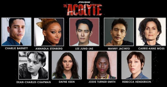 Star Wars The Acolyte cast poster