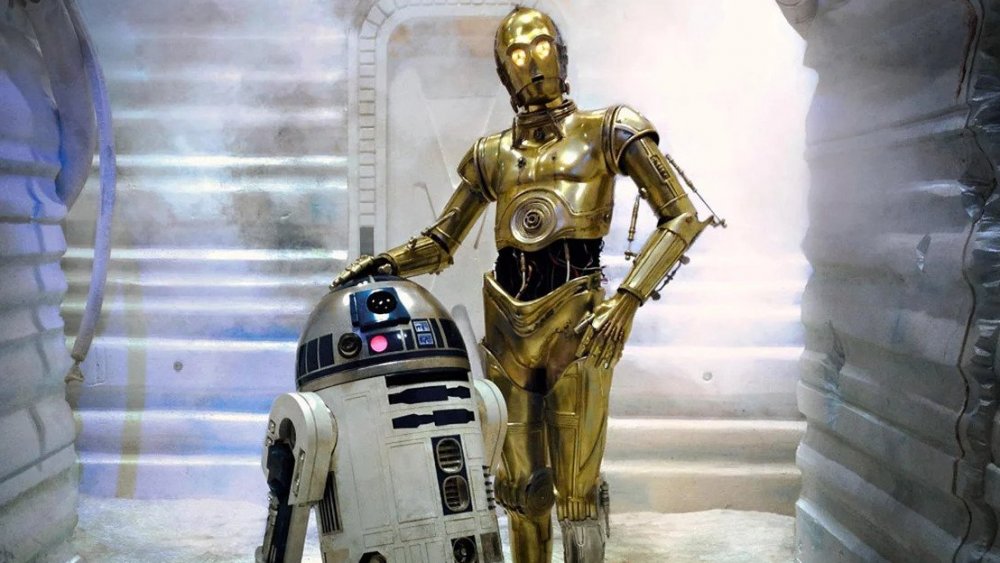 R2-D2 and C3PO droids from Star Wars